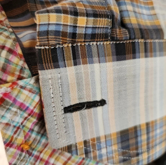 Patrick James RESERVE size Medium long sleeve button-up - Picture 3 of 13